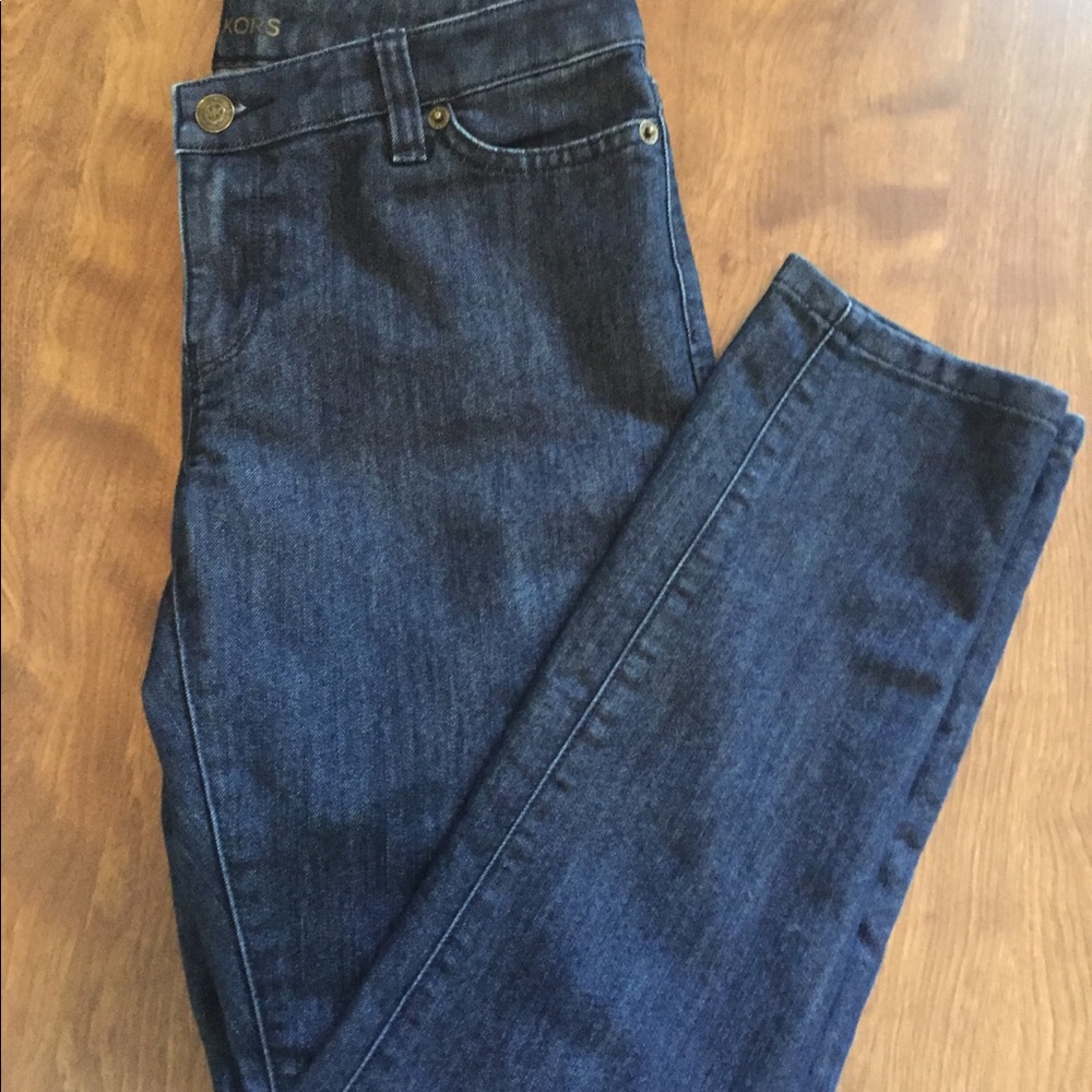 Michael Kors dark wash jeans, size 4P